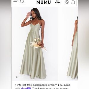 Large show me your Mumu bridesmaids dressss